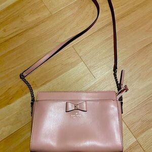 Kate Spade Leather Crossbody Light Pink Purse